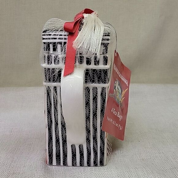 Just Desserts Porcelain Teapot by MSRF NEW Celestial Seasoning ,1 cup & saucer - Picture 3 of 10